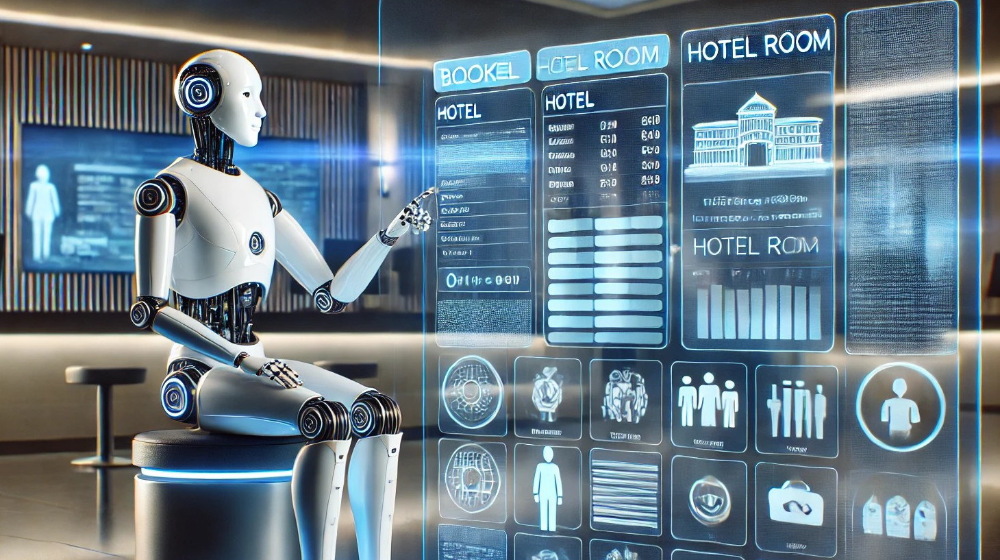 Roboter Buchung Hotel Künstliche Intelligenz