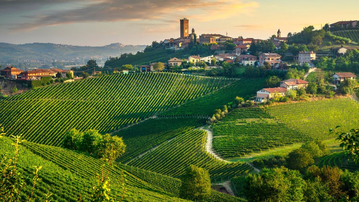 Langhe Roero Barbaresco Piemont Italien