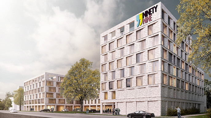 Ninetynine Hotel Dortmund Grafik Foto Ninetynine Hotels