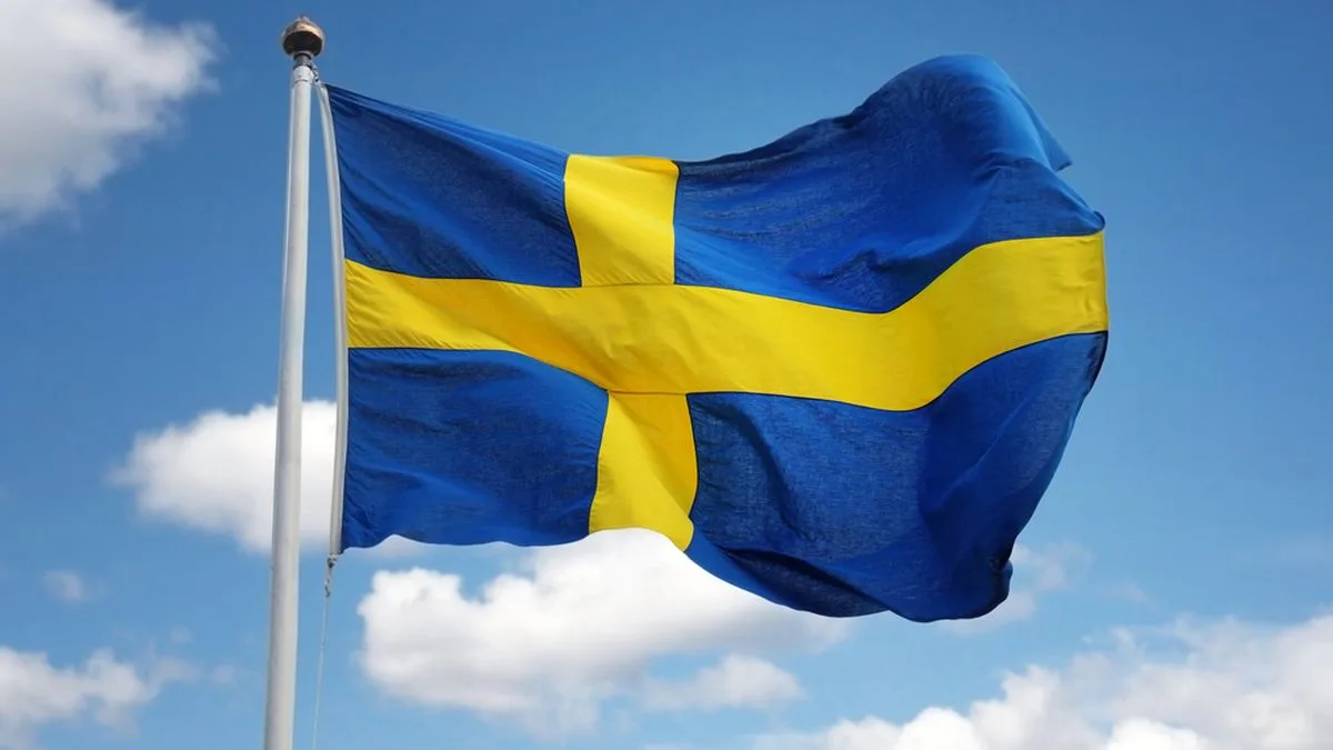 Schweden Fahne Symbol Foto iStock Mikdam Schweden Fahne Symbol Foto iStock Mikdam