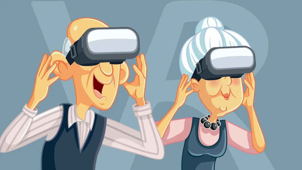 VR-Brille Virtual Reality Virtuelle Reisen können die Stimmung aufhellen, wie eine Studie zeigt