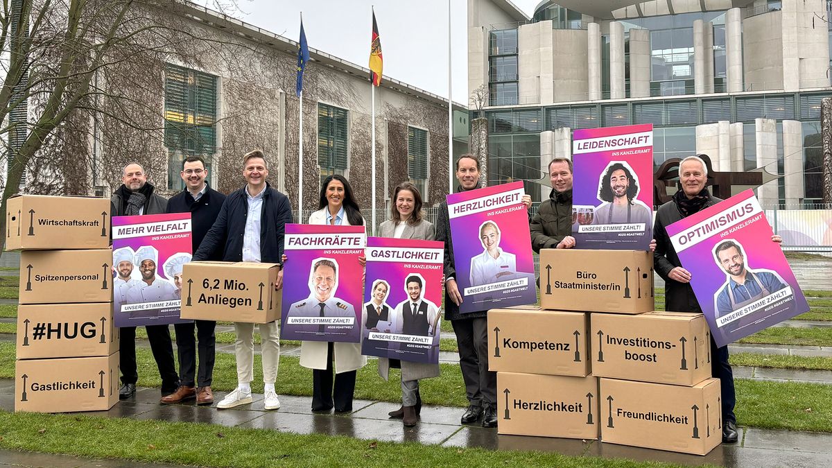 Denkfabrik Zukunft der Gastwelt DZG Bundestagwahl Kampagne Foto DZG