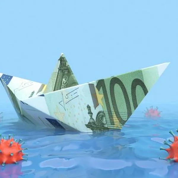 Geld Corona Quadrat Foto iStock K_E_N