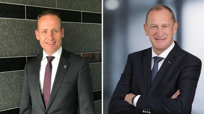 Steigenberger Danny Vorwerk links GM Berlin Richard Engelmayer rechts GM Köln Foto Steigenberger Steigenberger Danny Vorwerk links GM Berlin Richard Engelmayer rechts GM Köln Foto Steigenberger