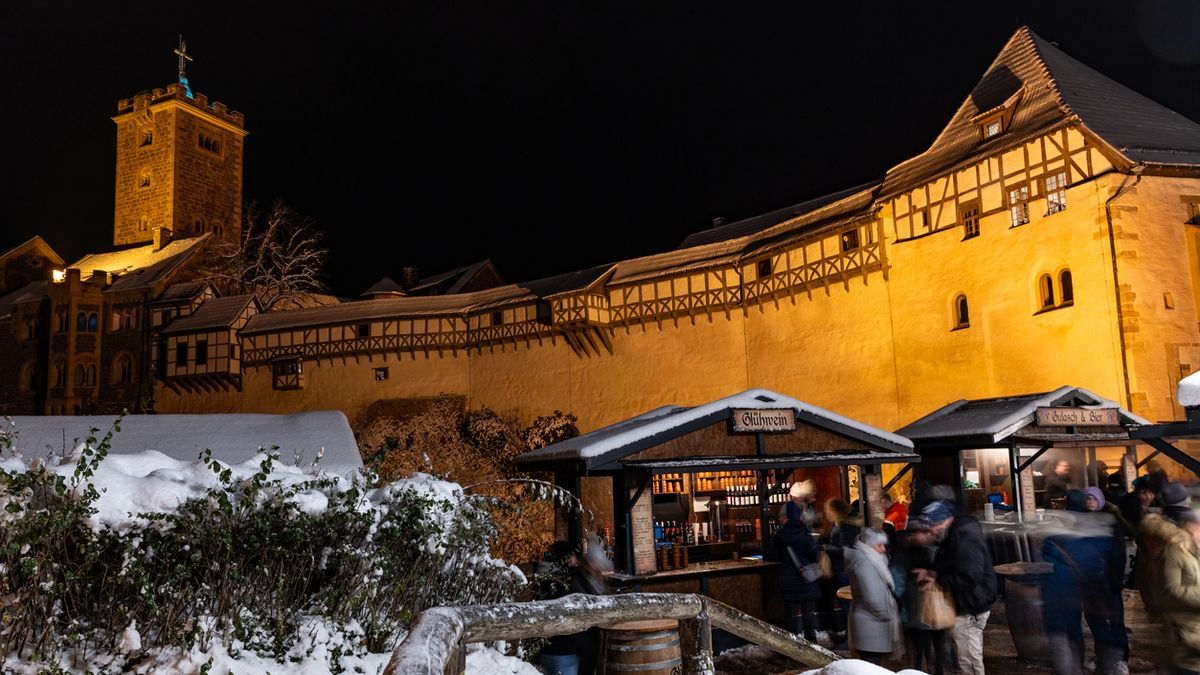 Deutschland Eisenach Wartburg Weihnachten Foto iStock Alexander Liess