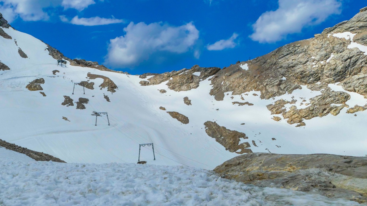 Schneeferner Gletscher Zugspitze Bayern