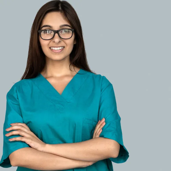 Inderin indische Pflegekraft Krankenschwester