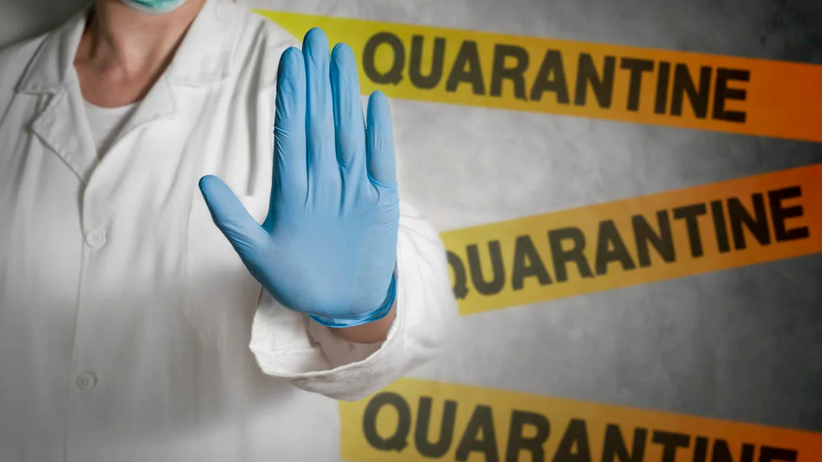 Quarantäne iStock natasaadzic-1052132198 Quarantäne