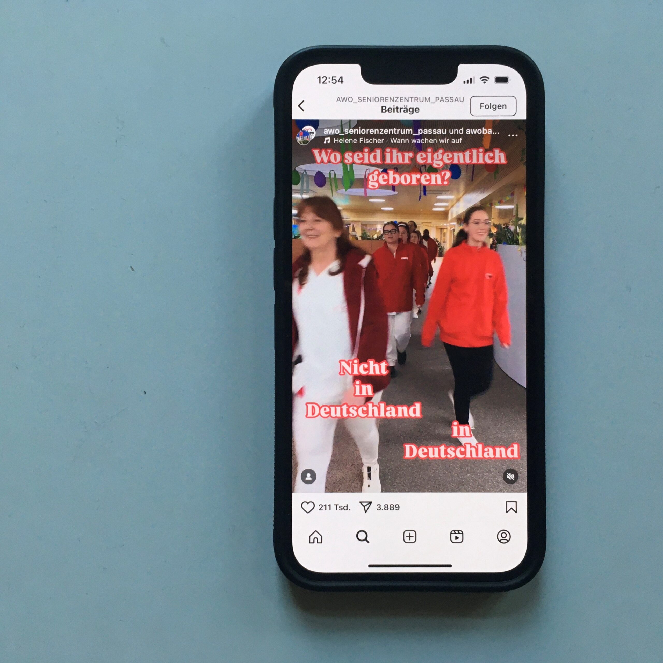 Instagram Video ausländische Pflegekräfte