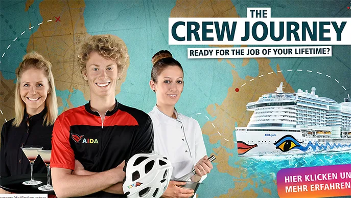 aida hr kampagne crew journey Foto screenshot aida hr kampagne crew journey Foto screenshot