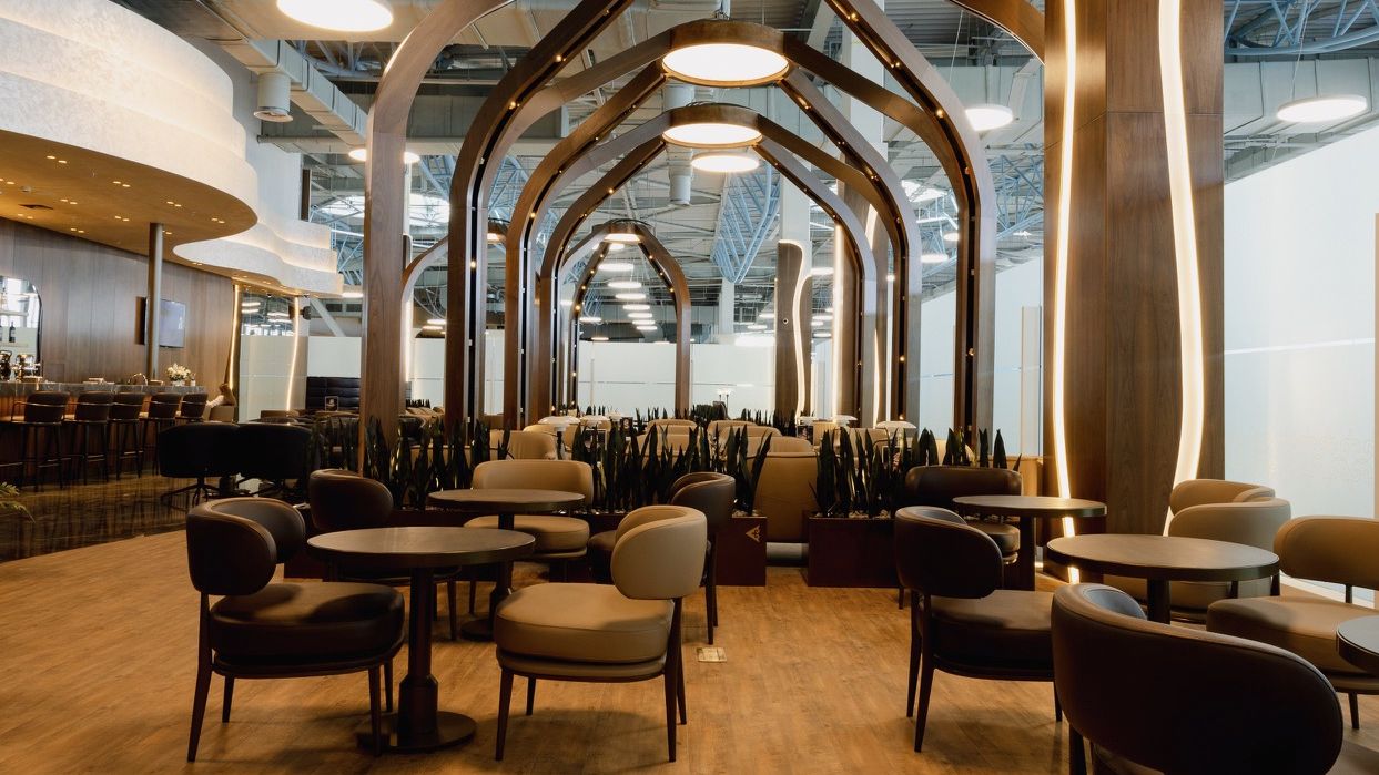 Shanyraq Business Lounge Flughafen Almaty Foto Air Astana