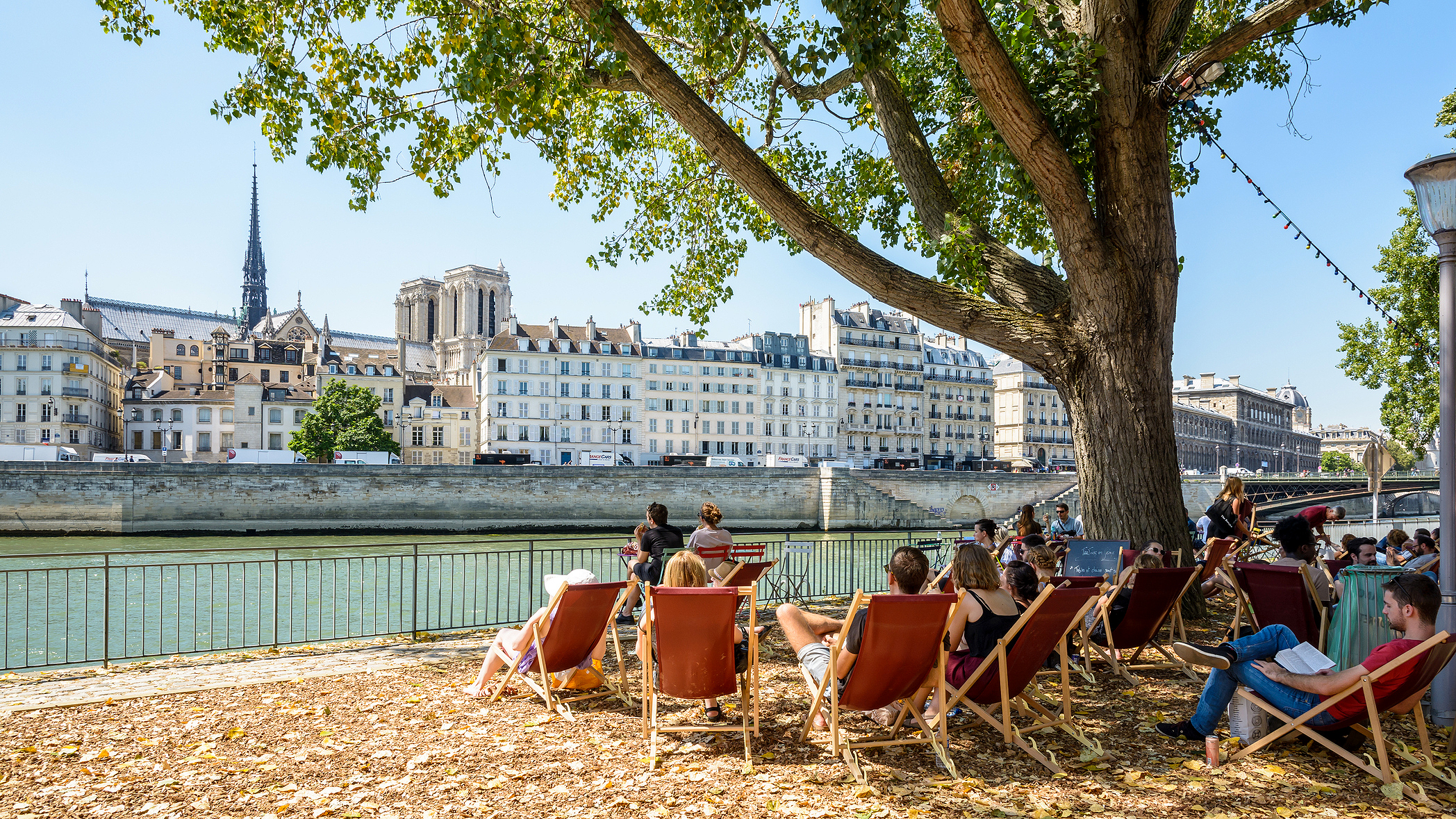 Frankreich Paris Stadtstrand Plages