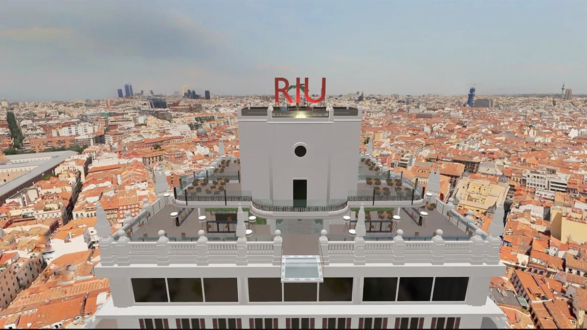 Riu Plaza Espana im Metaverse c) RIU Hotels Resorts Riu Plaza Espana im Metaverse
