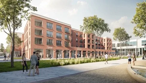 b43fa8ab0c4d-Rendering-Geba-ude-Rheine-Kopie Erstes Fairfield by Marriott in Deutschland: Grundsteinlegung in Rheine