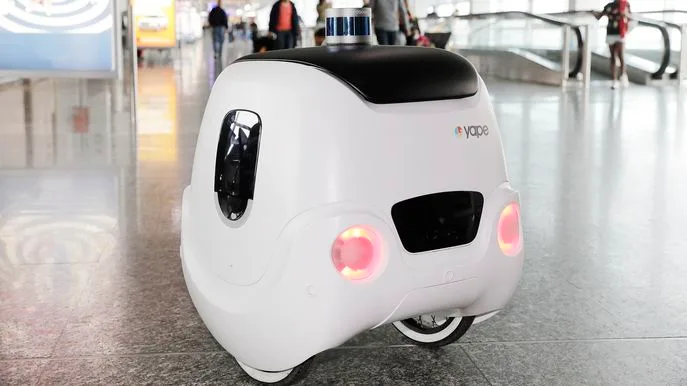 Fraport Yape Transortroboter Foto Fraport Fraport Yape Transortroboter Foto Fraport