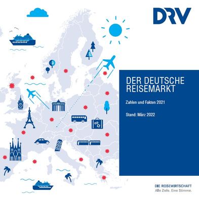 DRV Reisemarkt Titelbild Fakten und Zahlen 2021 Foto DRV