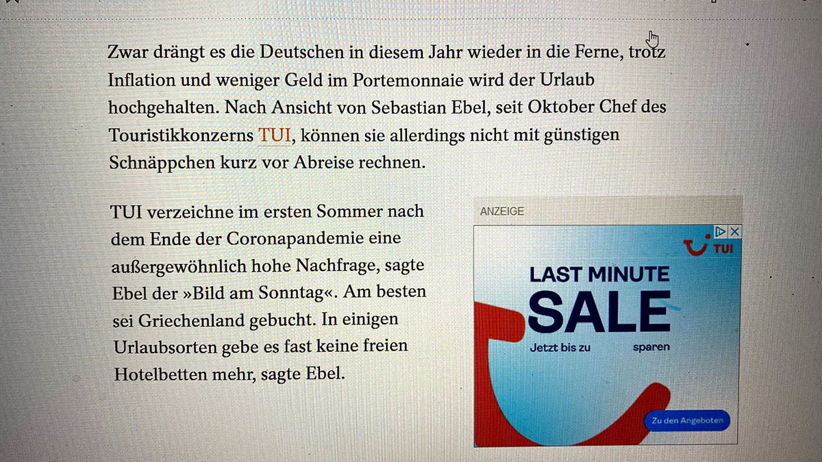 Spiegel TUI