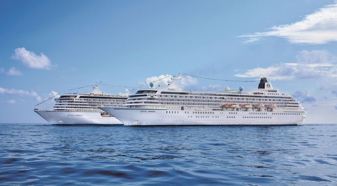 Crystal Serenity und Crystal Symphony Foto Crystal Cruises