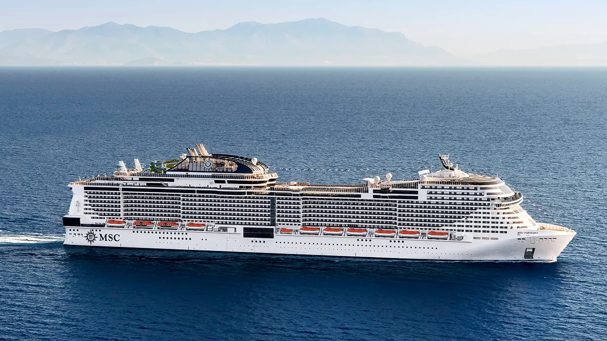MSC Cruises Virtuosa Seitenansich Meer Foto MSC Cruises MSC Cruises Virtuosa Seitenansicht Meer Foto MSC Cruises