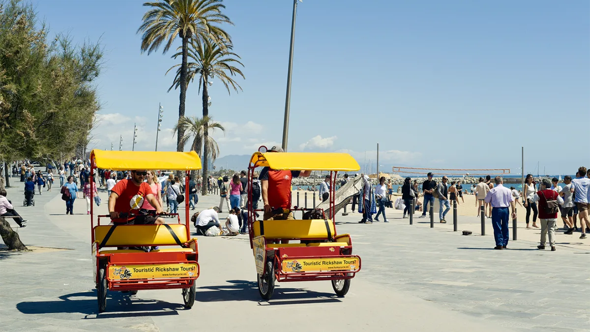 Spanien Barcelona Rikscha iStock nito100-681006656 Barcelona Rikschas