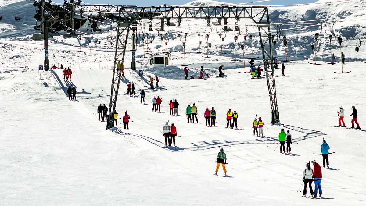 Österreich Skipiste Kitzsteinhorn Foto iStock Kasjato Österreich Skipiste Kitzsteinhorn Foto iStock Kasjato