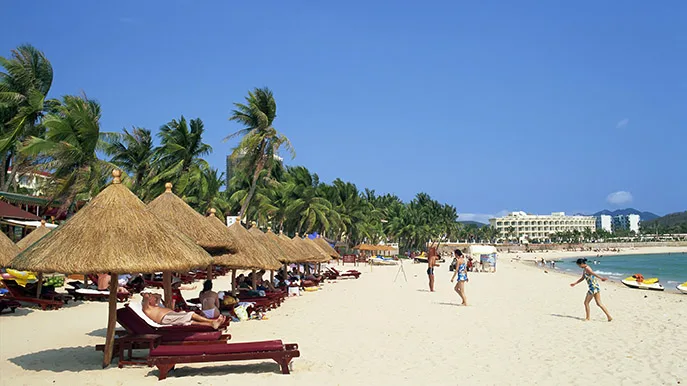 China hainan Sanya stadt strand Foto FVA China China hainan Sanya stadt strand Foto FVA China