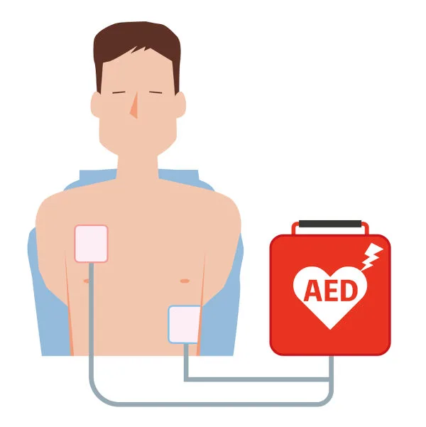 AED Defibrillator Wiederbelebung erste Hilfe Reanimation