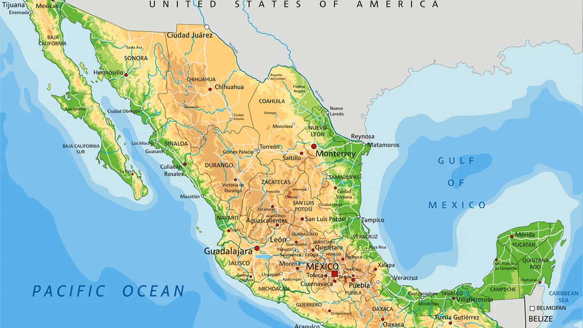 Mexiko Karte iStock BardoczPeter-1148751194 Mexiko Karte
