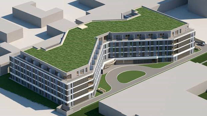 Pantera plant Apartment-Komplex in Frankfurt