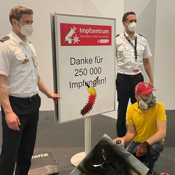 Impfbanane Foto Thomas Baumgärtel Ruhrgebietskonferenz-Pflege