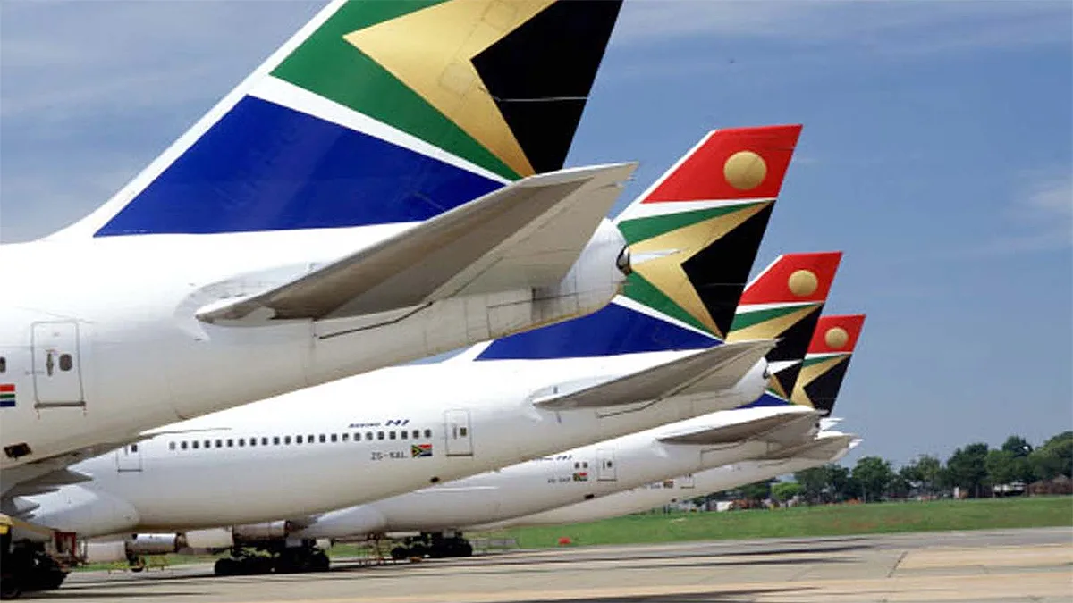South African Airways Leitwerke Foto SAA South African Airways Leitwerke
