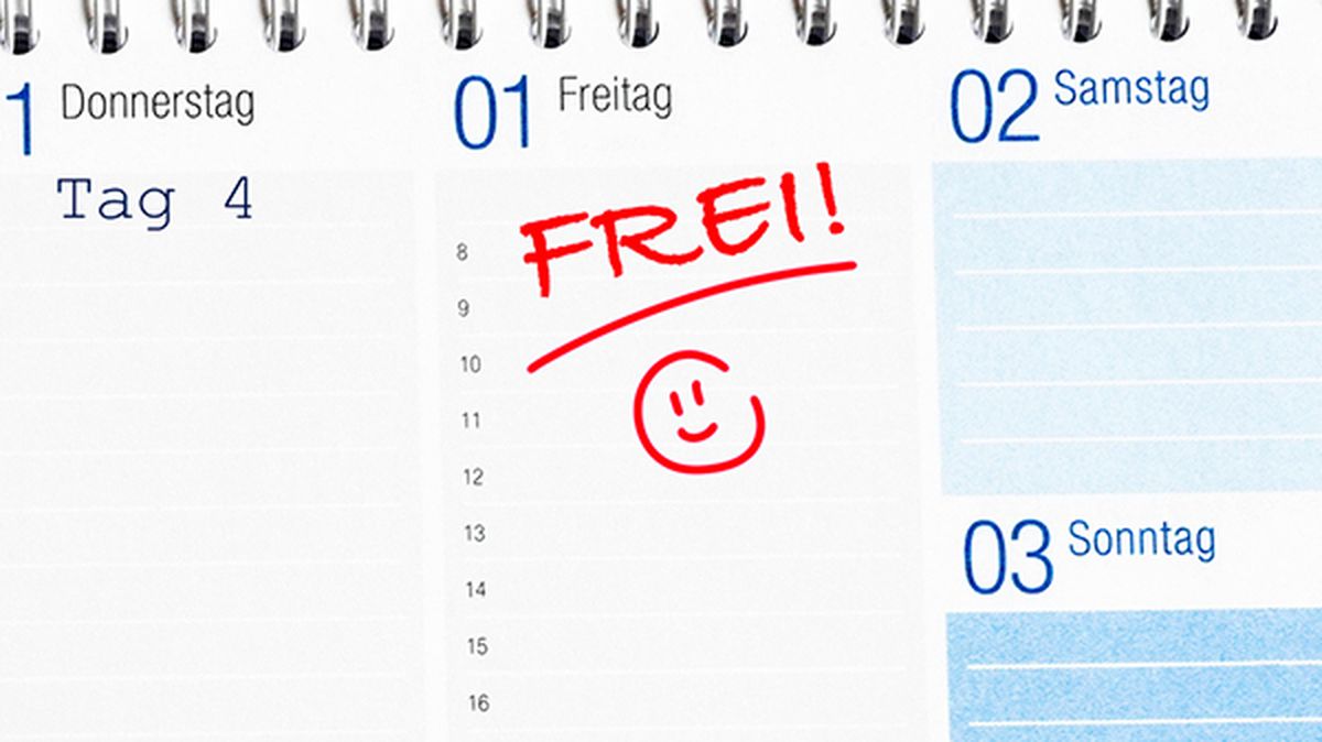Vier-Tage-Woche-Kalender-Freizeit 169 Foto iStock Gaitanides