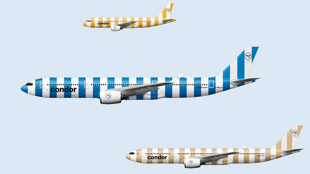 Condor Flugzeugmalung Streifen Foto Condor Condor Flugzeugmalung Streifen Foto Condor