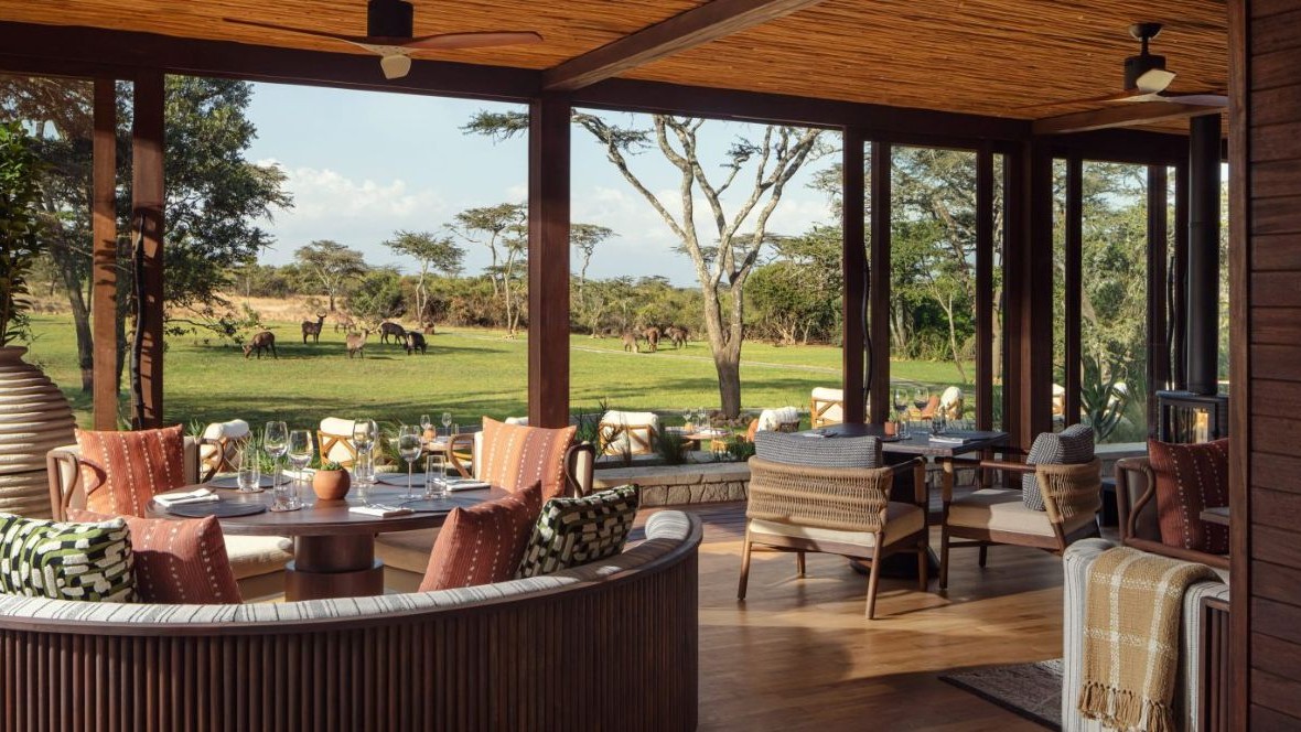 JW Marriott Mount Kenya Rhino Reserve Safari Camp Mavuno Restaurant Kenia