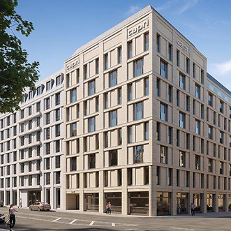 Capri Fraser Premier Inn Leipzig Foto rendart Architekturvisualisierung GBI