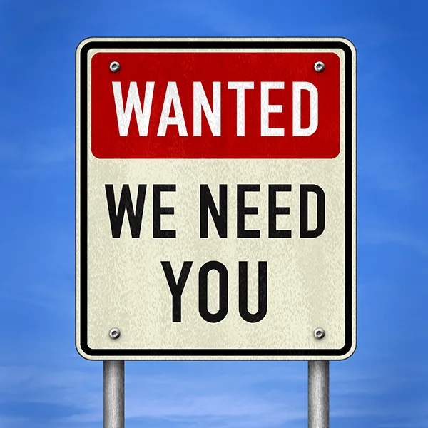 Wanted Schild We need you iStock gguy44 Wanted Schild We need you iStock gguy44.jpg