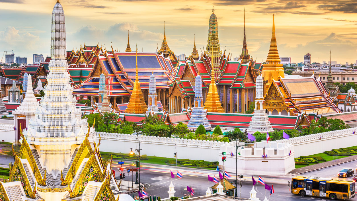 Thailand Bangkok Tempel Königspalast