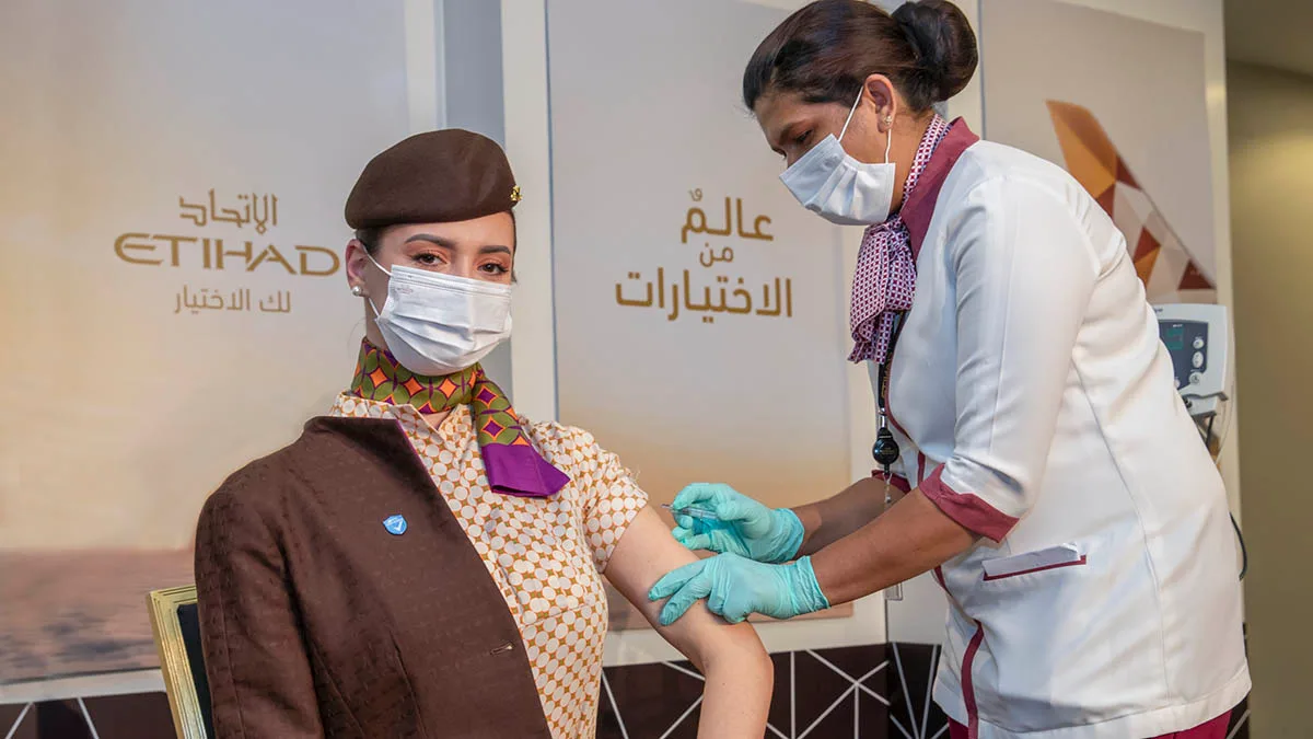 Etihad Stewardess Impfung Etihad Stewardess Impfung