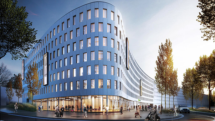 UBM Duesseldorf Holiday Inn Express Foto UBM Development