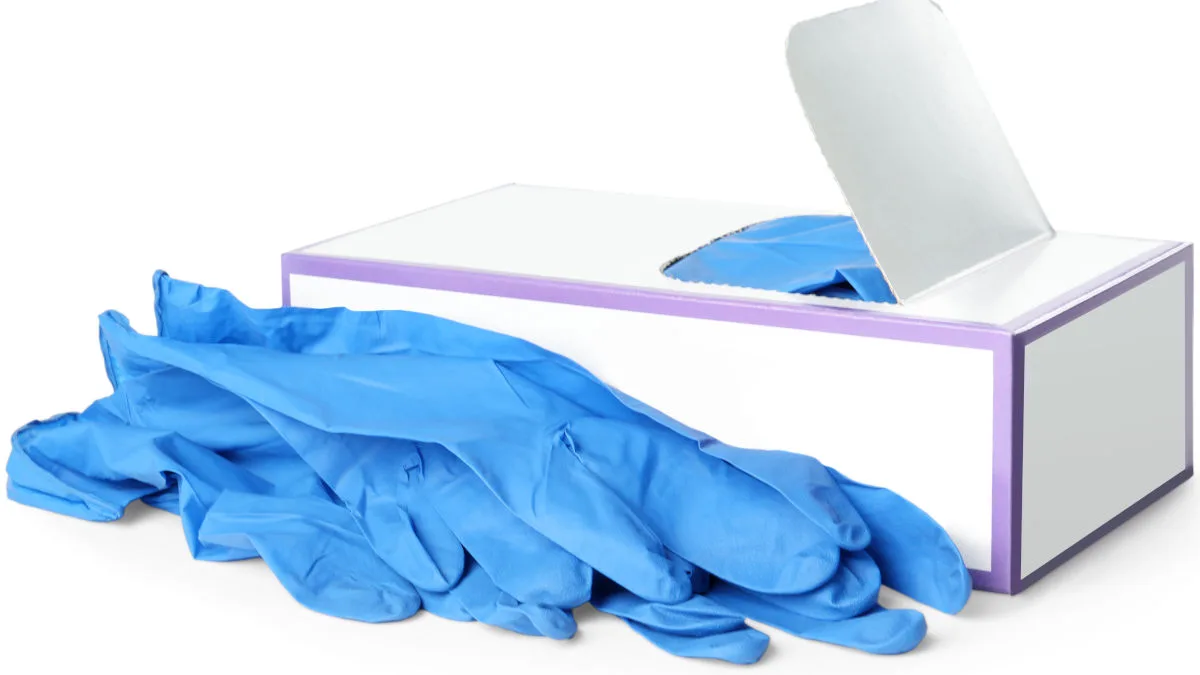 Pflegebox Einmalhandschuhe Einmalhandschuhe – ein typischer Pflegeboxeninhalt, bei manch einem Empfänger stapelten sich die Packungen