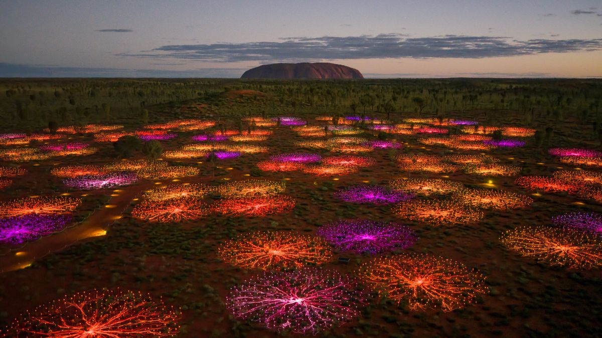 Uluru Field of Light Australien Ayers Rock