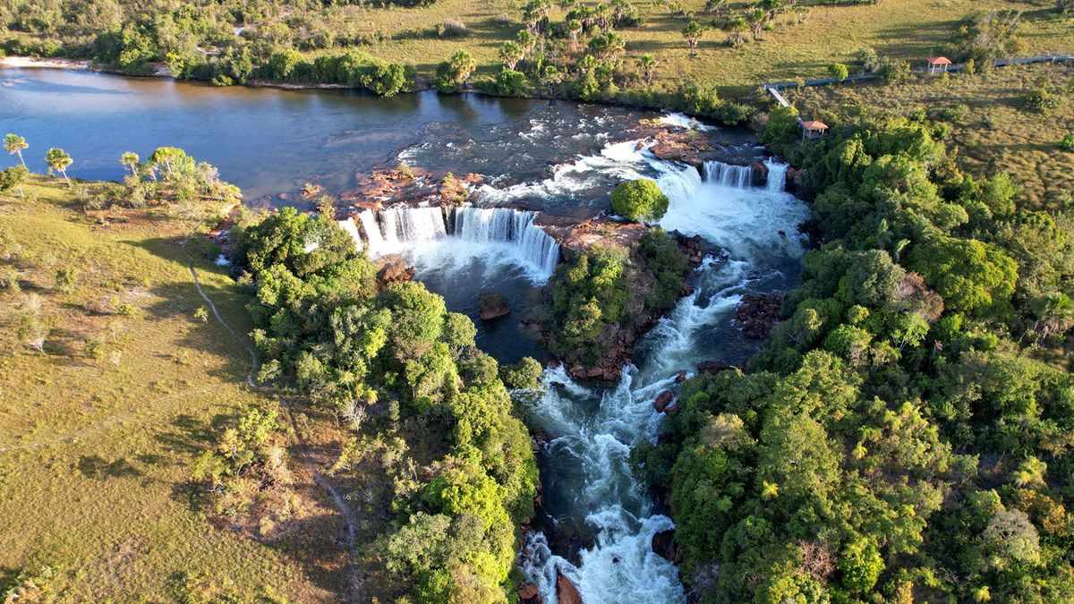 Brasilien Tocantins Jalapao Velha Falls Foto iStock Wirestock