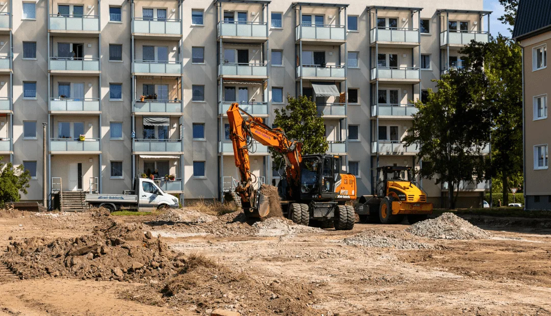 Humanas Wohnpark Barby Baustelle