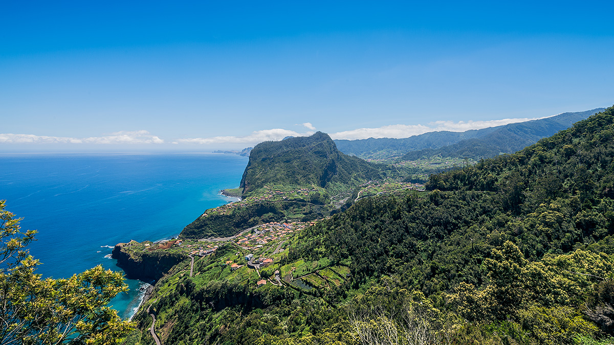 Portugal Madeira Faial Santana Aussichtspunkt Visit Madeira/Correia