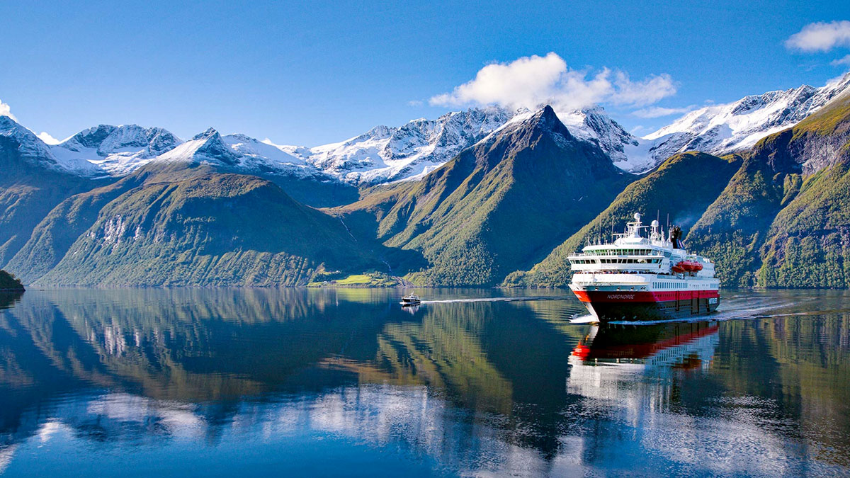 Norwegen Postschiffroute