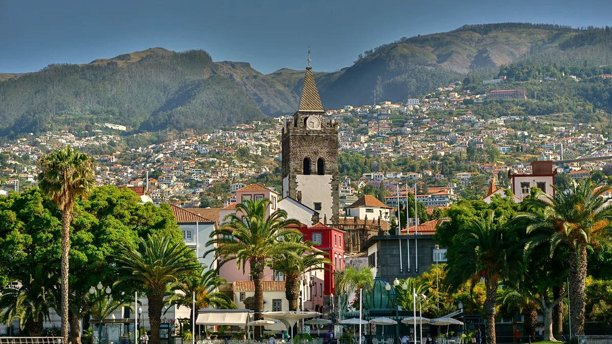 Madeira Funchal Povo square Madeira Funchal Povo square