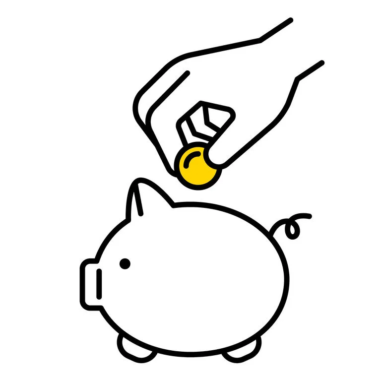 Sparen Geiz Sparpolitik Sparschwein