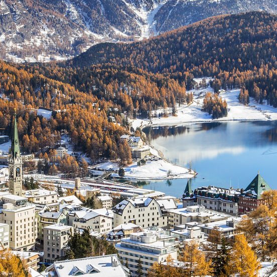 Schweiz Urlaub Idylle Winter Weihnachten