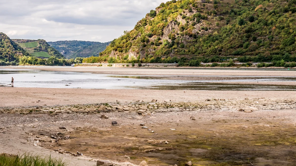 Deutschland Rhein Niedrigwasser iStock A-Tom-1343877619 Rhein Niedrigwasser 2018