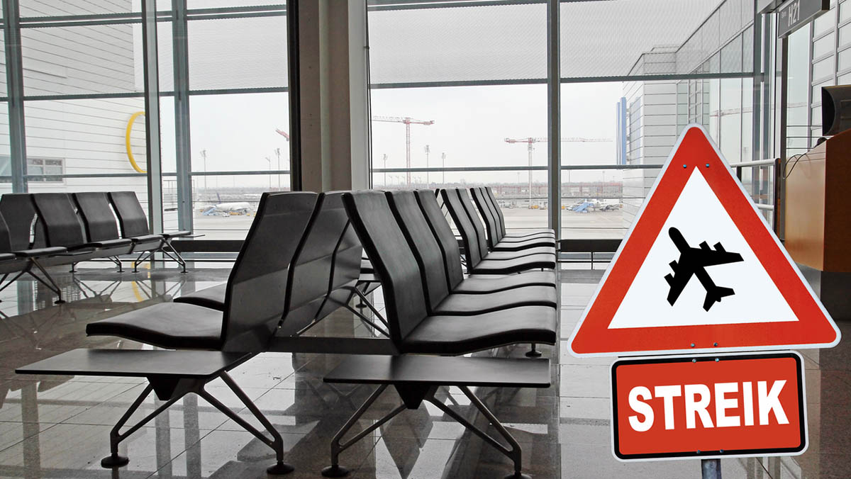 Streik Flughafen